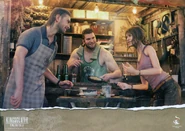 Placemat at Square Enix Cafe.