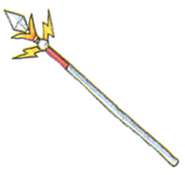 Concept art of Thunder Spear from Final Fantasy III.