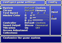 FFI Config Menu PS