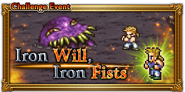 Global event banner for "Iron Will, Iron Fists".