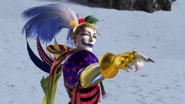 Screenshot of Kefka entering battle.