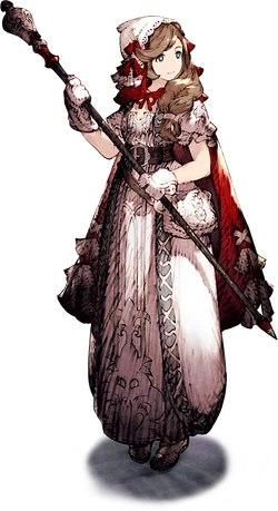 Minwu, a Devout from War of the Visions: Final Fantasy Brave Exvius.