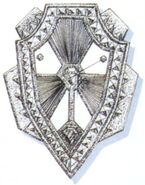 Official art of Diamond Shield from Final Fantasy VI.