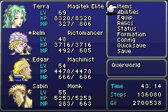 Menu Final Fantasy Vi Final Fantasy Wiki Fandom
