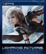 LRFFXIII Steam Card Lightning