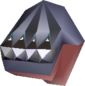 In-game model of Diamond Knuckle in Final Fantasy VII.