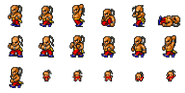 Set of Yang's sprites.