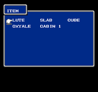 FF NES Item Menu