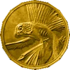 Gold Sahagin Coin