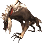 A Gnole on all fours.