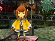 Yellow Outfit in Final Fantasy Crystal Chronicles: Ring of Fates.