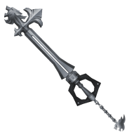 The Sleeping Lion Keyblade in Kingdom Hearts II, modeled after the Revolver.