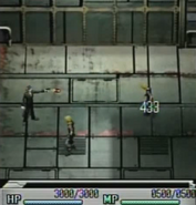 Tseng attacking in Before Crisis -Final Fantasy VII-.