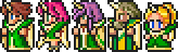 Main cast of Final Fantasy V as Summoners.