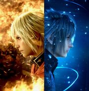 Ace and Noctis for Final Fantasy Type-0 HD and Final Fantasy XV.