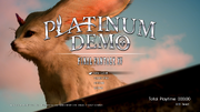 Стартовый экран Platinum Demo.