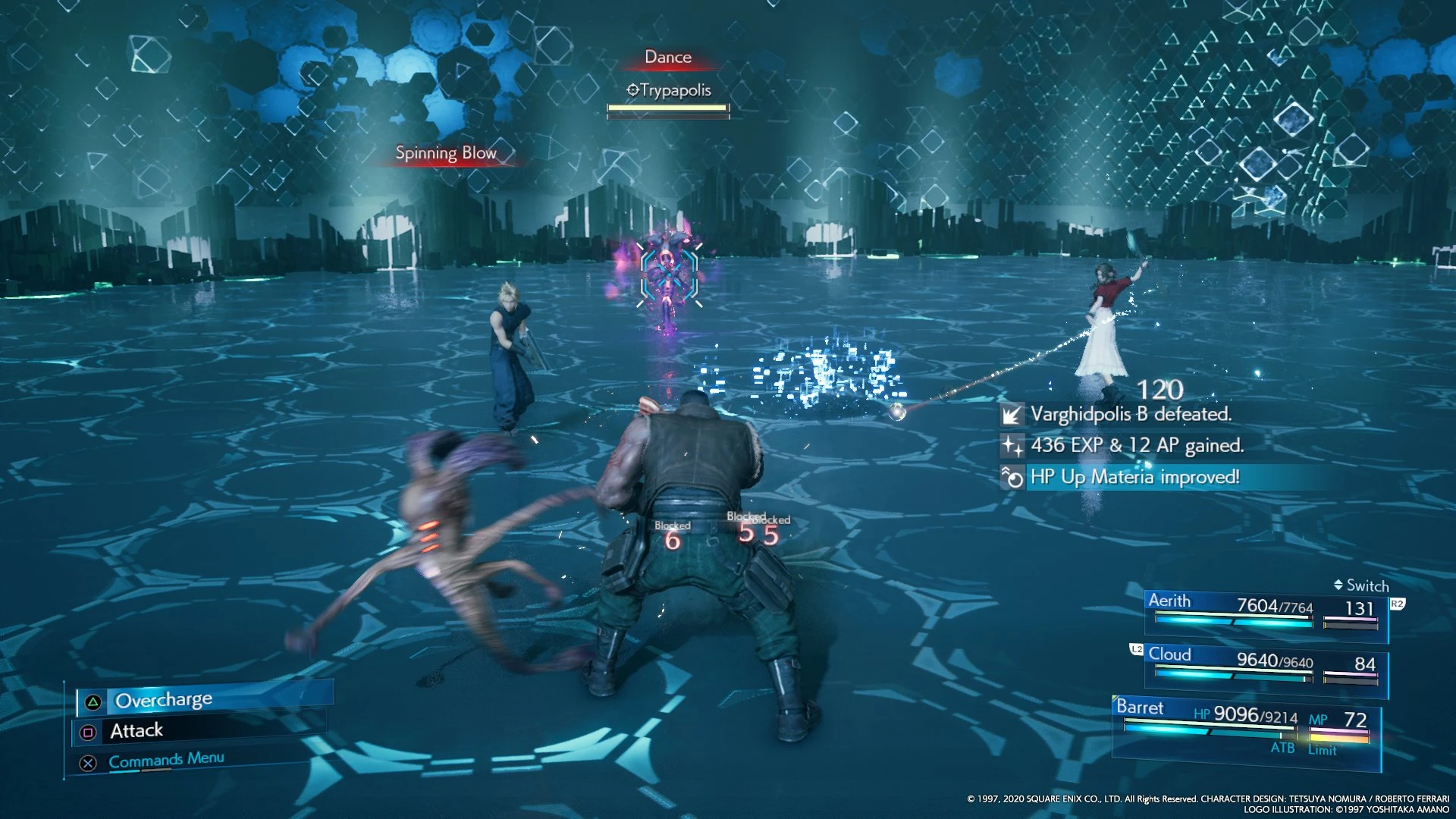 Spinning Blow from FFVII Remake