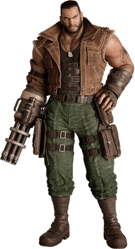 Barret Wallace from FFVII Remake render(1)