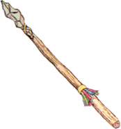 Official art of Demon Spear from Final Fantasy II.