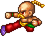 Yang using Kick (PSP).
