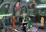 Laguna's statue in Shumi Village from FFVIII Remastered