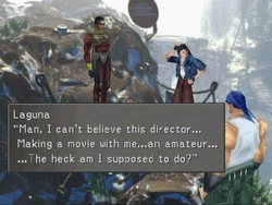 Laguna talking about the movie.