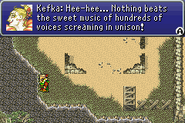 Kefka poisoning Doma's water source (GBA).