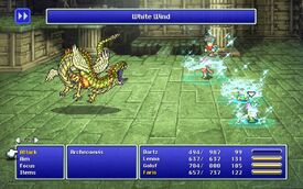 Lenna using White Wind from FFV Pixel Remaster