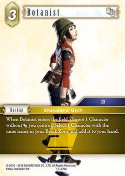 Botanist [5-076C] Opus series card.