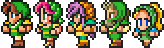 Main cast of Final Fantasy V as Thieves.