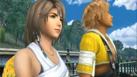 Yuna y Tidus en Luca.