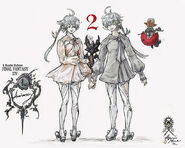 Artwork of Alisaie and Alphinaud for Final Fantasy XIV Online Anniversary.