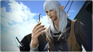 Estinien in Tales from the Shadows: Echoes of Delusion.[6]