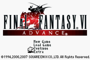 Ffvi advance title screen