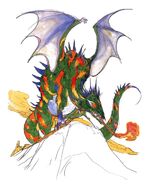 Artwork from Final Fantasy IV.