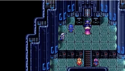 Tellah confronts Golbez.