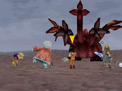 Dagger and Eiko in Critical in Final Fantasy IX.