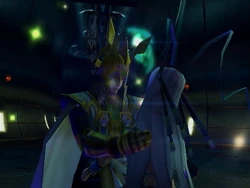 Zaon and Yunalesca in Via Infinito in Final Fantasy X-2.