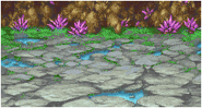 Unknown Cave battle background in Final Fantasy II (GBA).