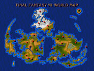 The world map.