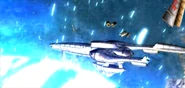 Highwind being destroyed in an FMV.