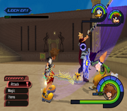 Cross Slash in Kingdom Hearts.