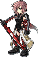 Artwork for Lightning's second costume.