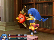 Red Chocobow in Final Fantasy Crystal Chronicles: Echoes of Time.