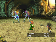 Luneth blinded in Final Fantasy III (DS).