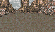 Battle background on the island (GBA).