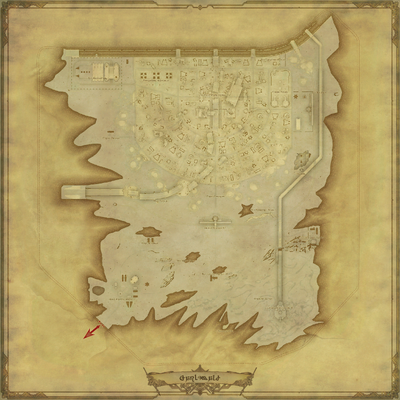 Garlemald map from FFXIV