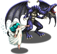 Mysterious Girl & Bahamut #1633 Final Fantasy IV: The After Years (謎の少女＆バハムート, Nazo no Shōjo & Bahamūto?) Japan-exclusive