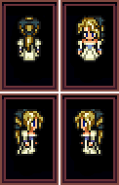 Paintings of Maria that change facing each time the player warps.
