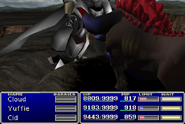 Last part of Tetra-Disaster in Final Fantasy VII.